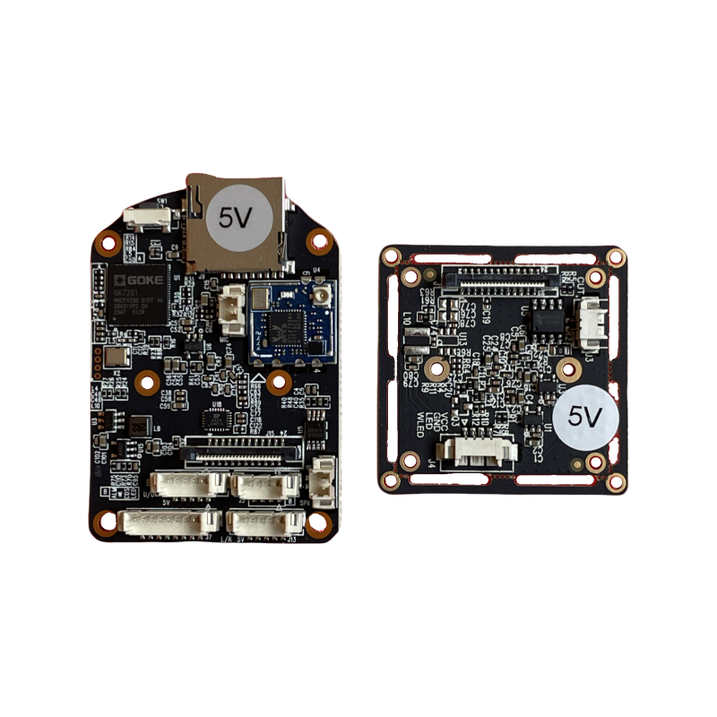 200万+200万WIFI高清网络枪球摇头机模组